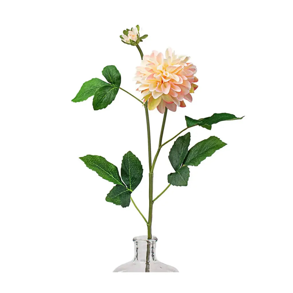 Dahlia Spray Yellow Pink, 29in