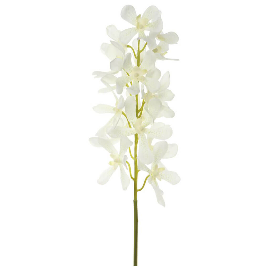 Real Touch Vanda Orchid Spray White, 30in