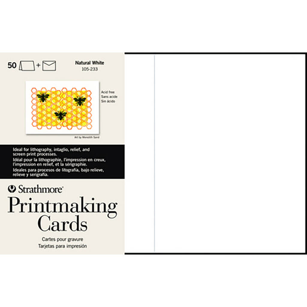 Strathmore Printmaking Cards 5in x 7in, 100 Pack