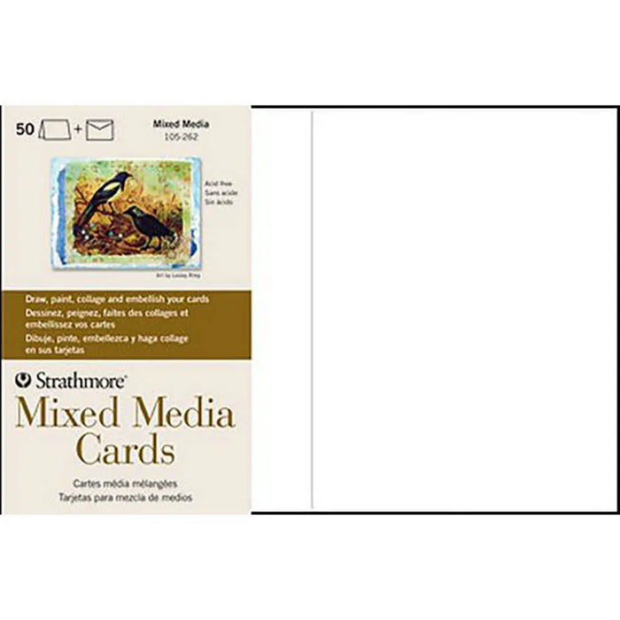 Strathmore Mixed Media Card Full 5x6.875, PK 50