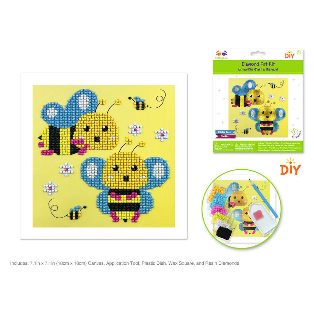 Krafty Kids Kit: DIY Diamond Art Kit