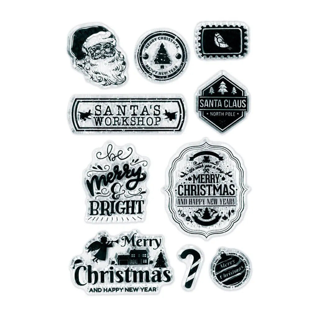 Holiday Trendz: 4.3"x6.3" Clear Stamps Reusable