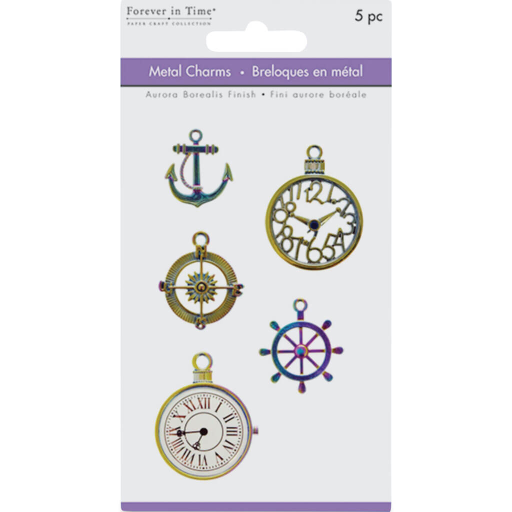 A/B Finish Metal Charms Themed, Nautical