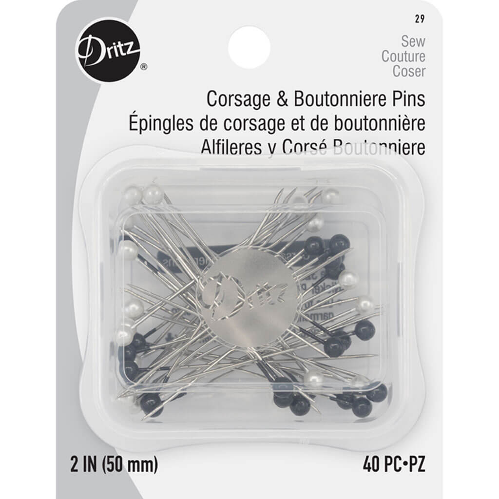 Dritz Corsage &amp; Boutonniere Pins 40ct, Size 32