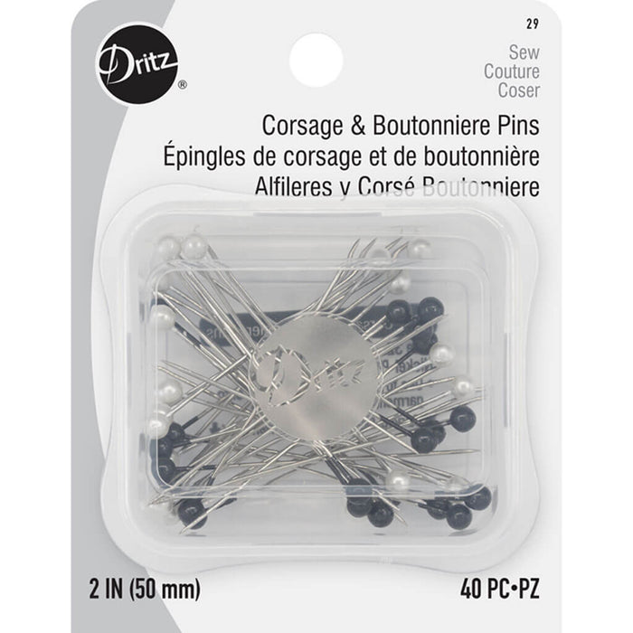 Dritz Corsage & Boutonniere Pins 40ct, Size 32