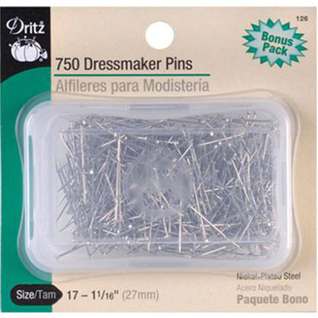 Dritz Dressmaker Pins 750ct, Size 17