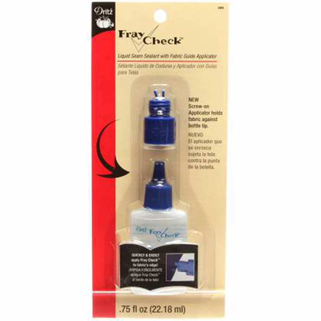 Dritz Fray Check with Fabric Guide Applicator Tip