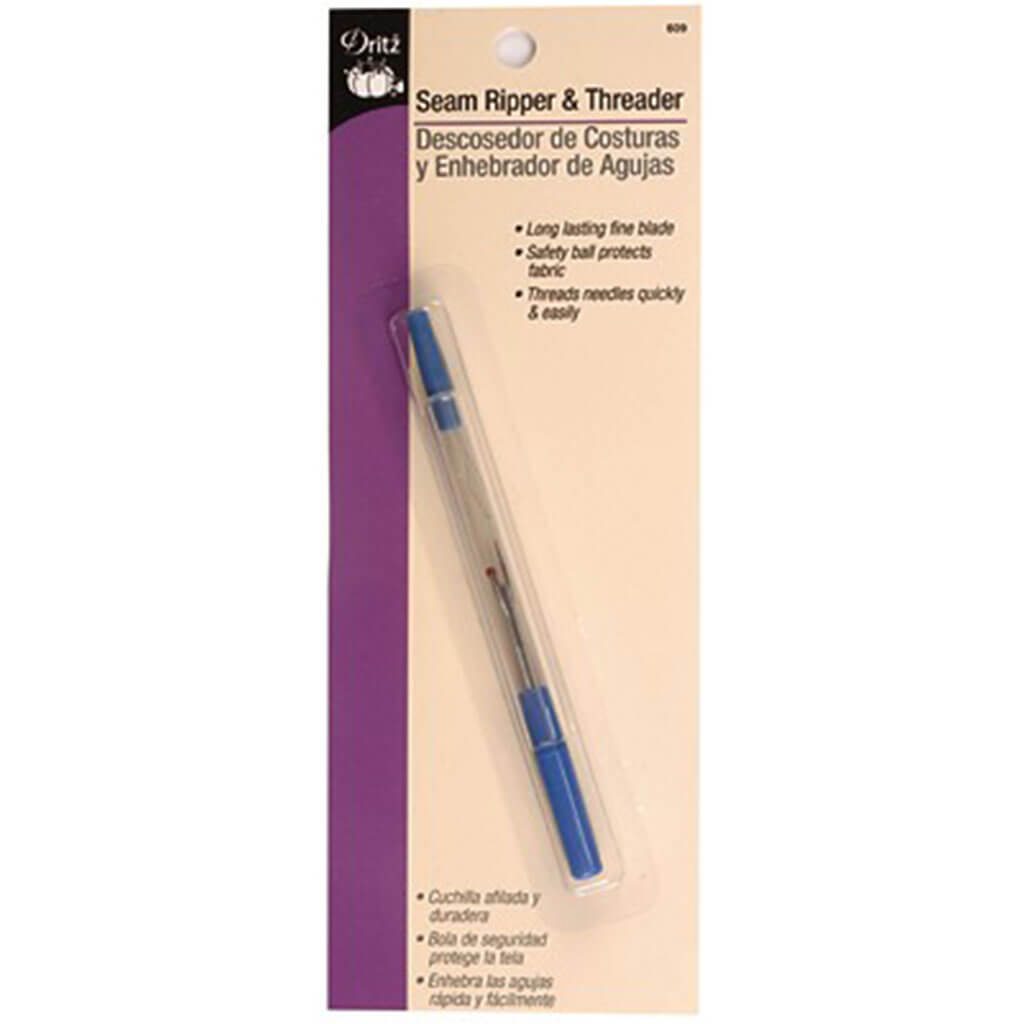 Seam Ripper &amp; Threader, Fine Blade