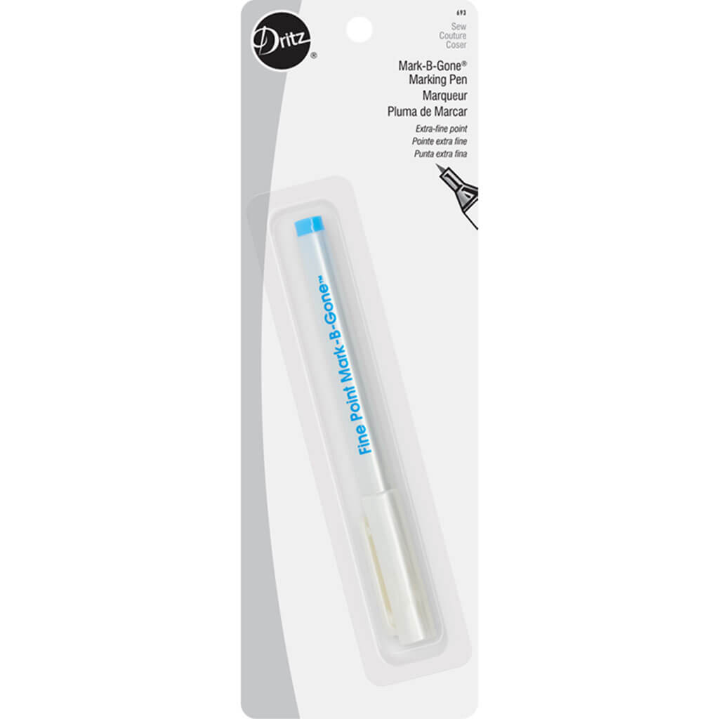 Dritz Mark-B-Gone Marking Pen Fine Blue