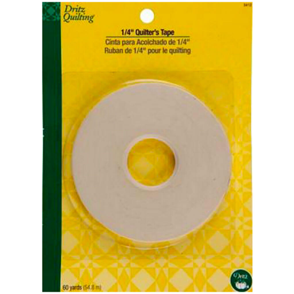 Quilters Tape 1/4in x 60yds, White