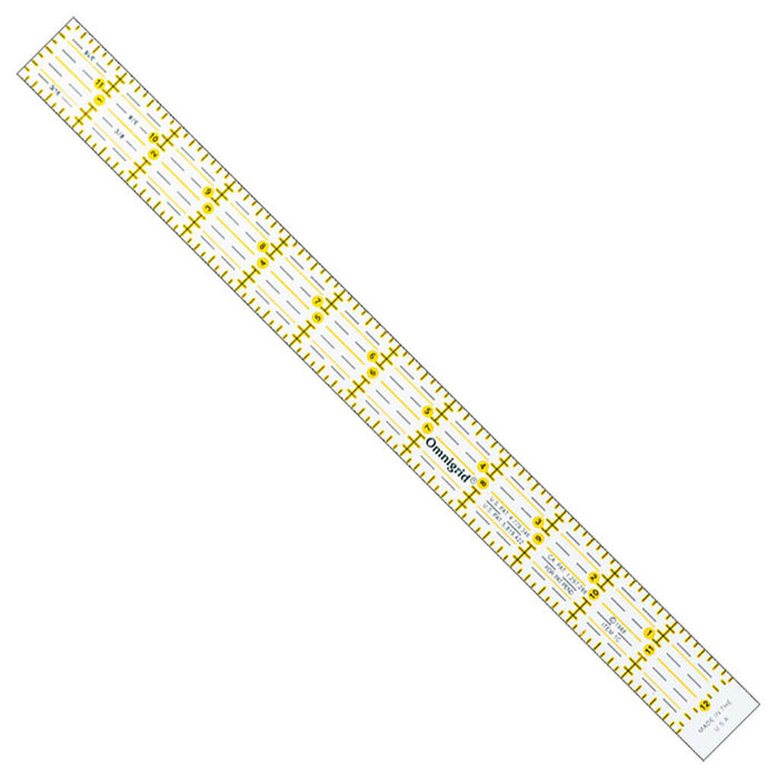 Omnigrid Ruler 1in x 12in