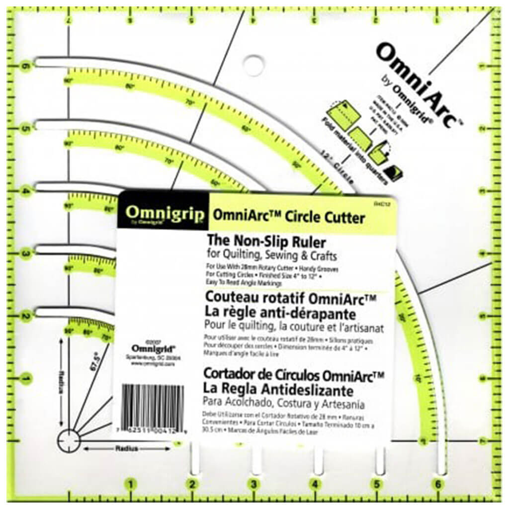 Omnigrid Non-Slip Circle Cutter 8in x 8in