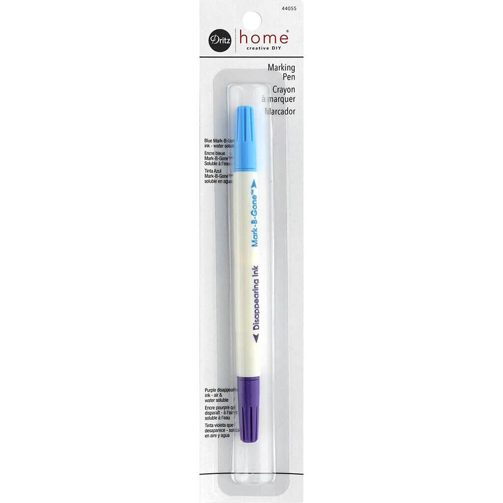 Dual Marking Fabric Pen, Soluble Ink