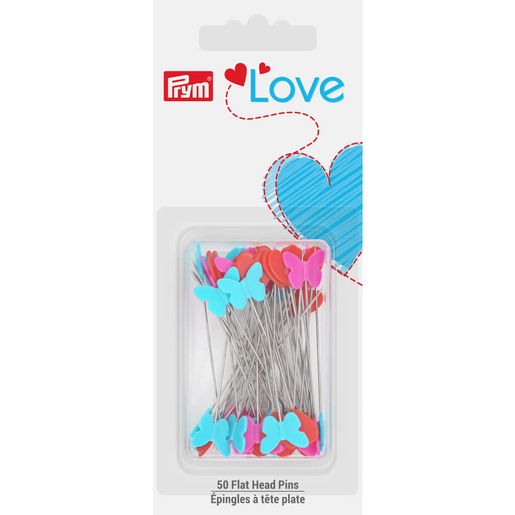 Prym Love Flathead Pins, 50ct