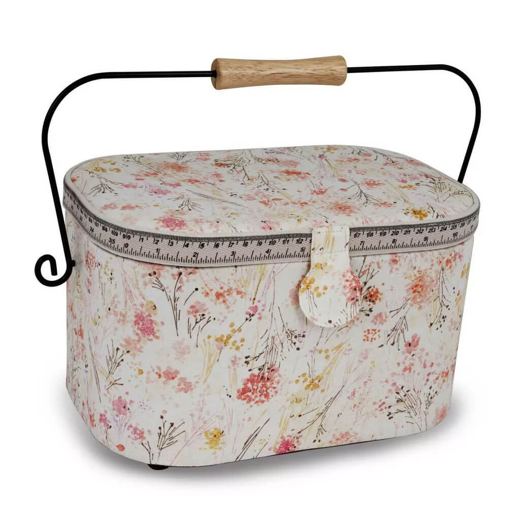 Sew Basket Large Oval Metal Handle