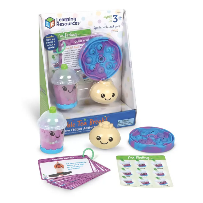Bubble Tea Break! Sensory Fidget Activity Set