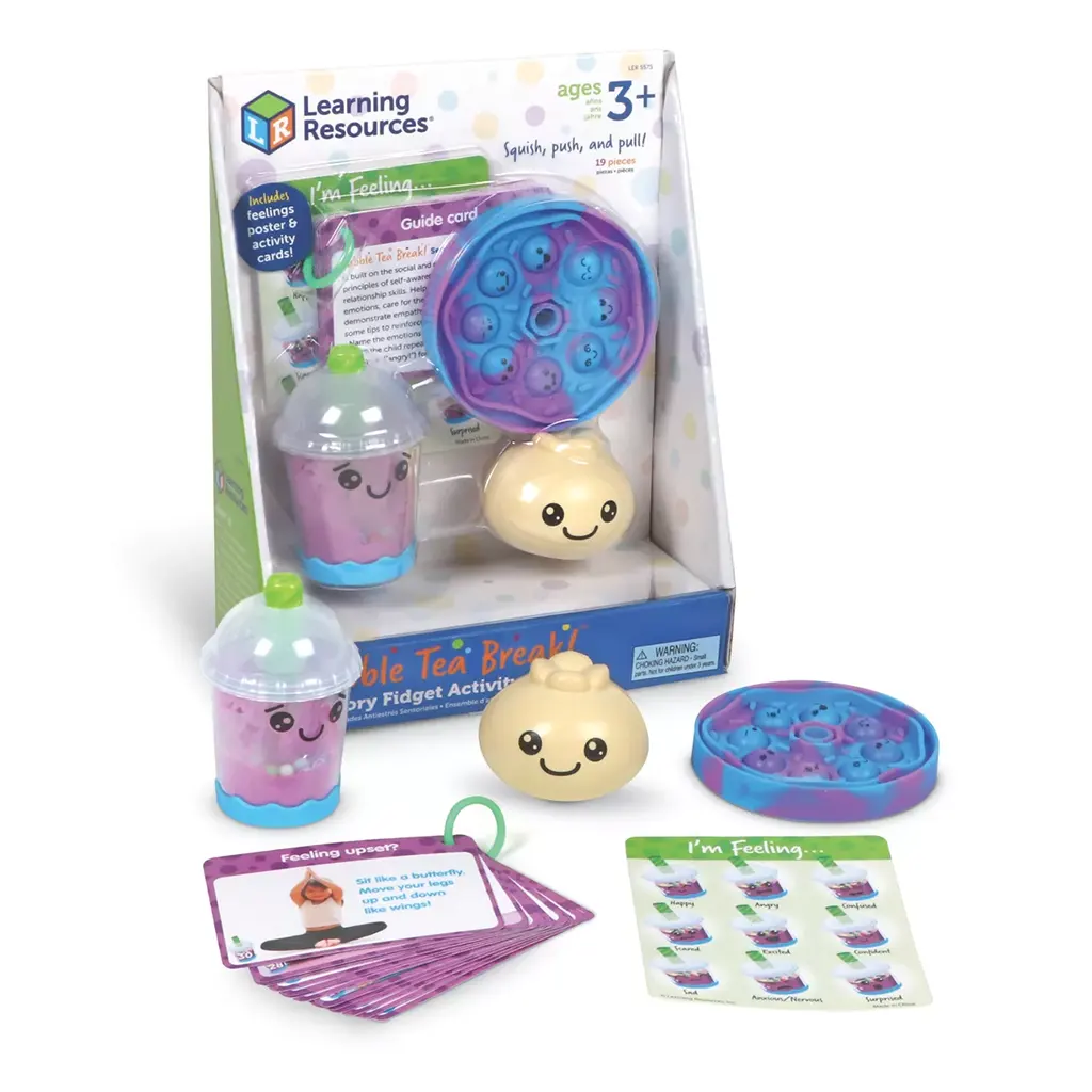 Bubble Tea Break! Sensory Fidget Activity Set