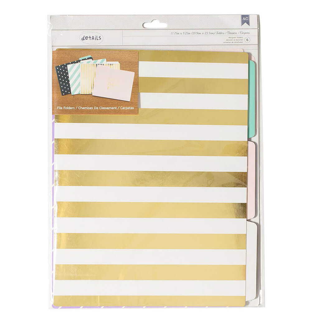 Paper File Folders Set Wonderful