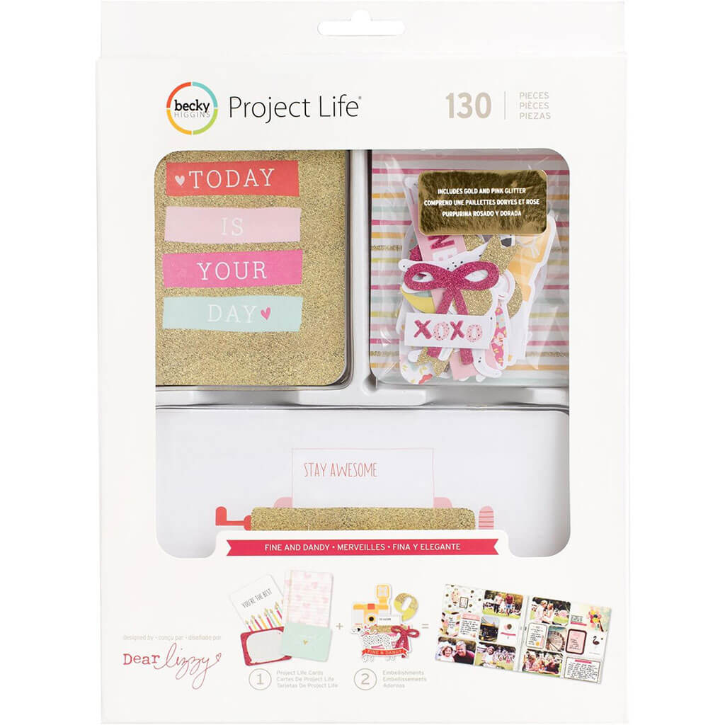 Project Life Fine and Dandy Value Kit, 100pc