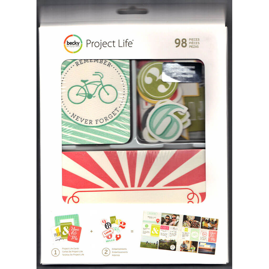 Project Life Emboss Value Kit, 98pc