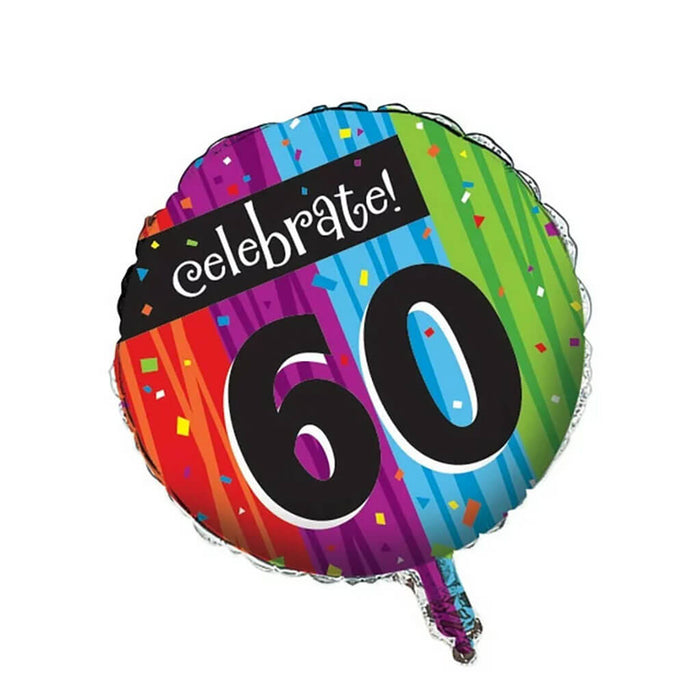 Balloon Metallic 18in Milestone 60
