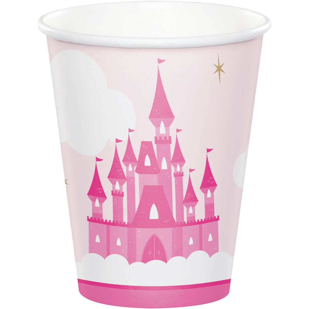 Little Princess Paper Cups 8oz, 8ct