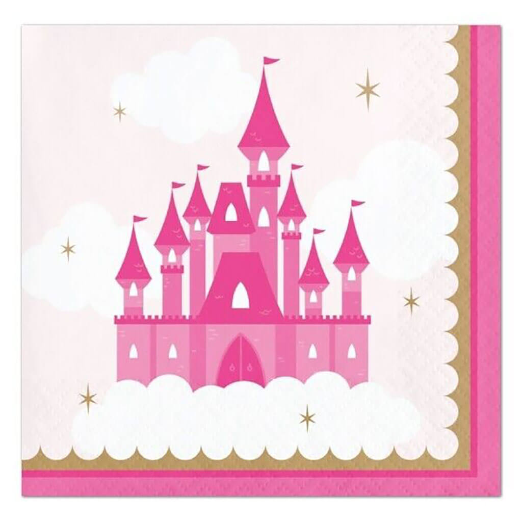 Little Princess Beverage Napkins 16ct