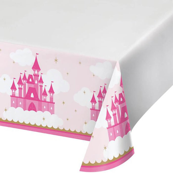 Little Princess Plastic Tablecover 48in X 88in