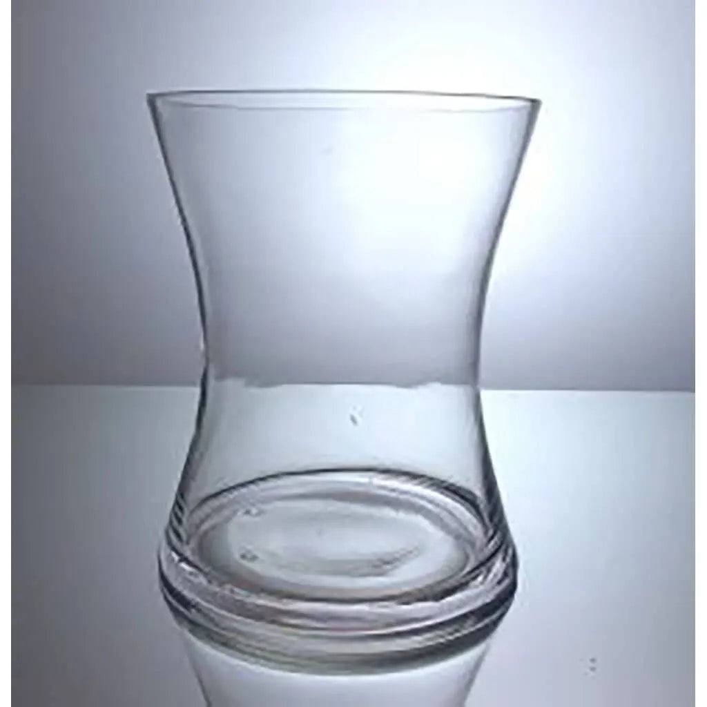 Gathering Hour Glass Vase, 6.5in Height 8in