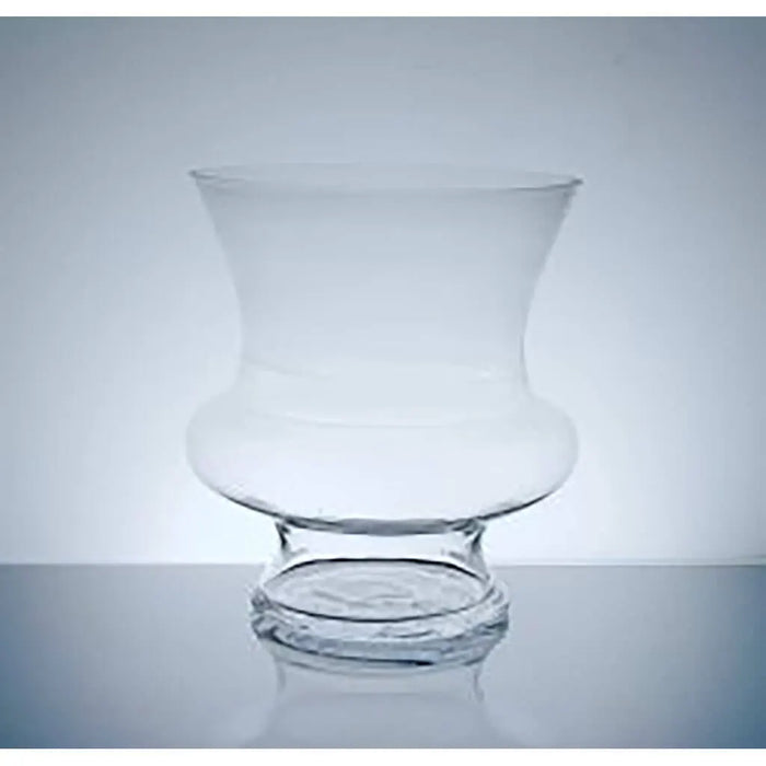 Wide Footed Urn Vase, 8in Height 9.5in