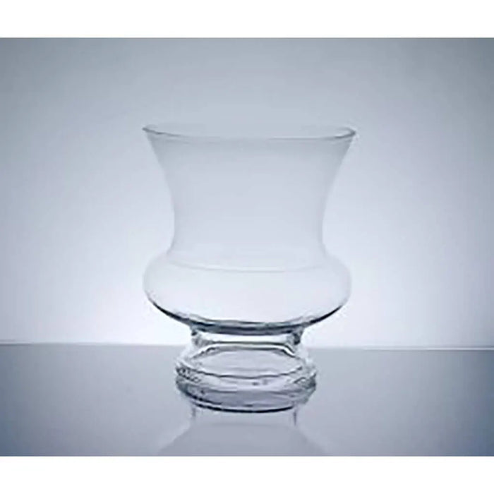 Wide Footed Urn Vase, 6.5in Height 7.75in