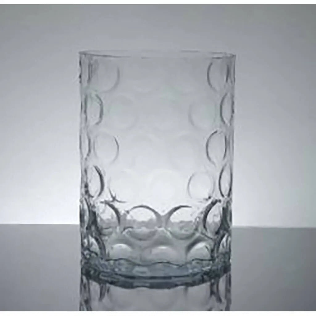 Bubble Cylinder Vase, 6in Height 8in