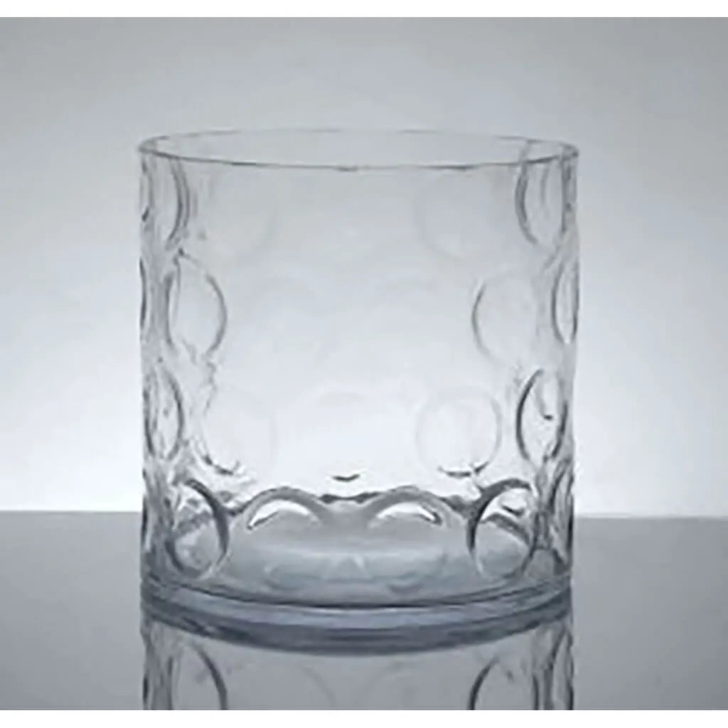Bubble Cylinder Vase, 6in Height 6in