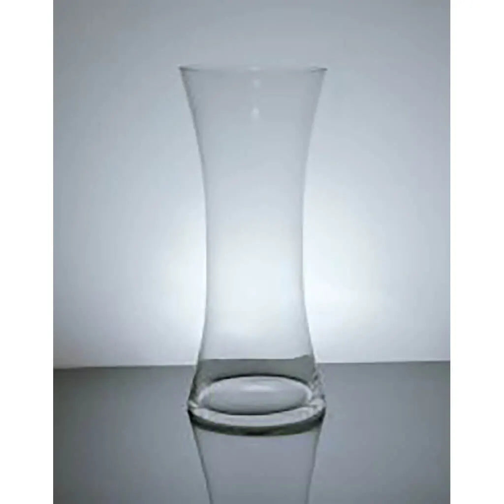 Gathering Hour Glass Vase, 5in Height 11.75in