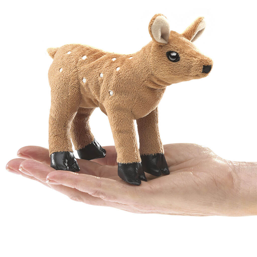 Mini Fawn Finger Puppet