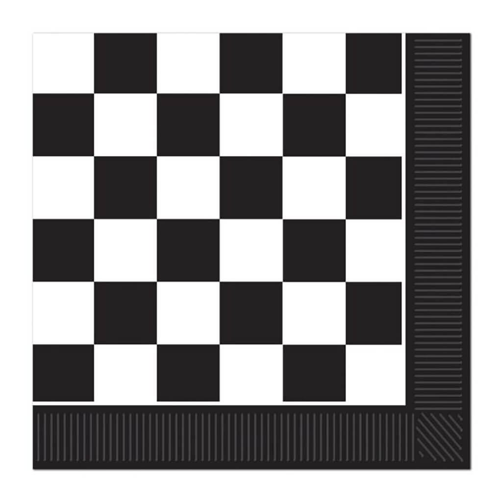 Checkered Luncheon Napkins 2Ply