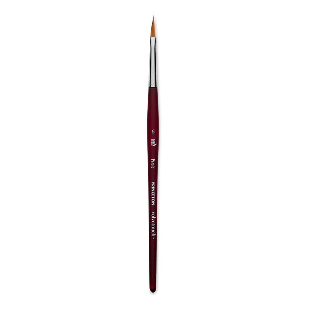 Velvetouch Synthetic Brush Petals, Size 6