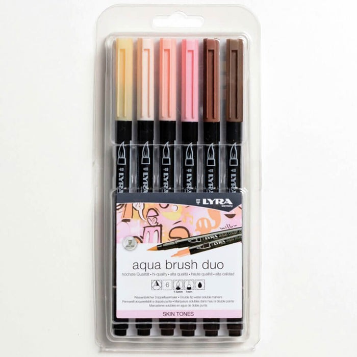 Lyra Aqua Brush Duo Skin Set 6Pcs