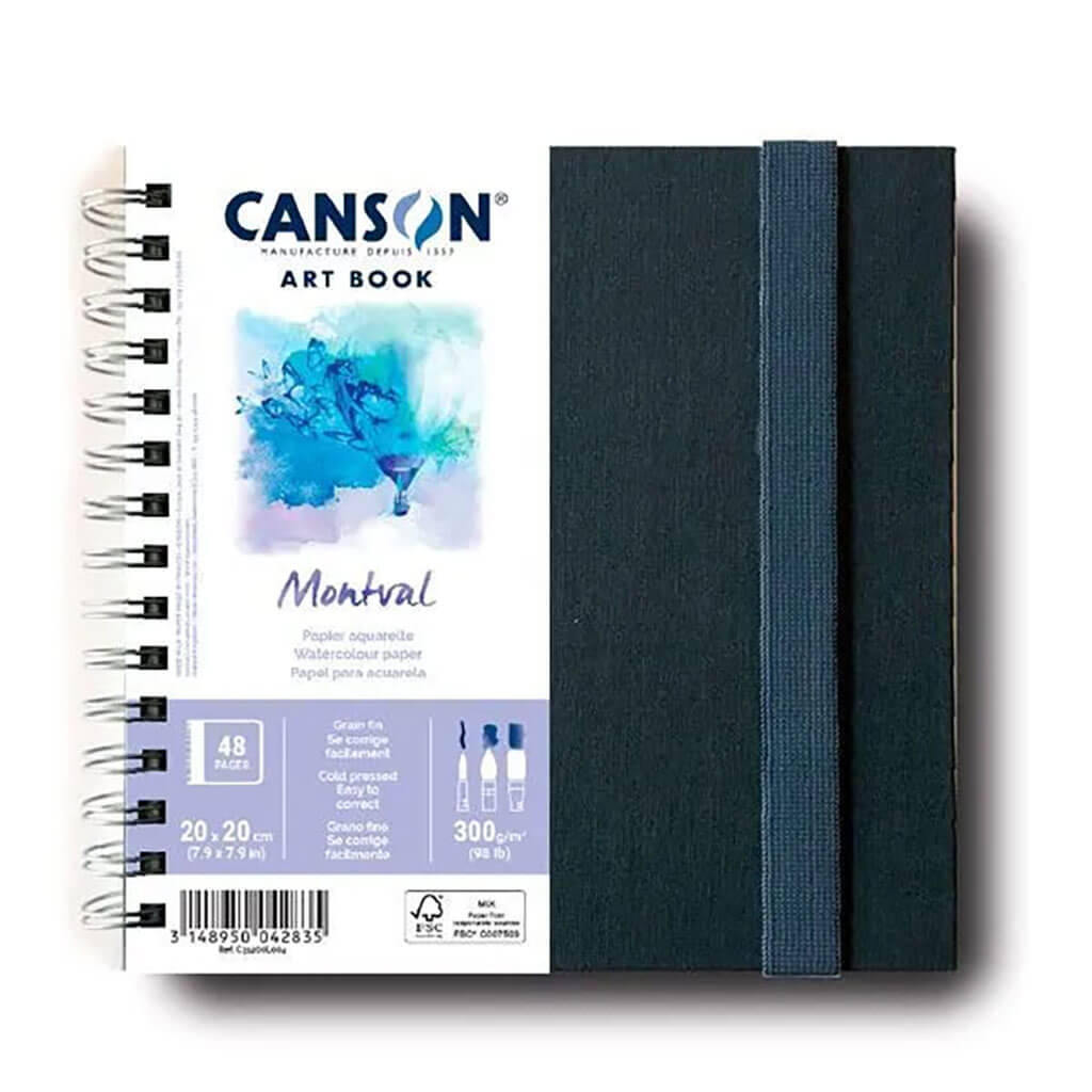 Canson Art Book Montval 20cm x 20cm, 24 Sheets