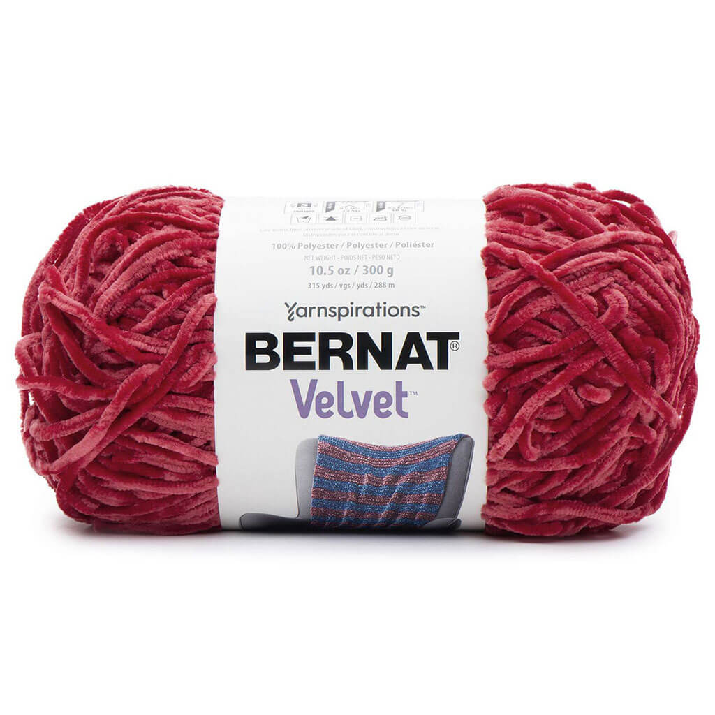 Bernat Velvet Yarn, Red