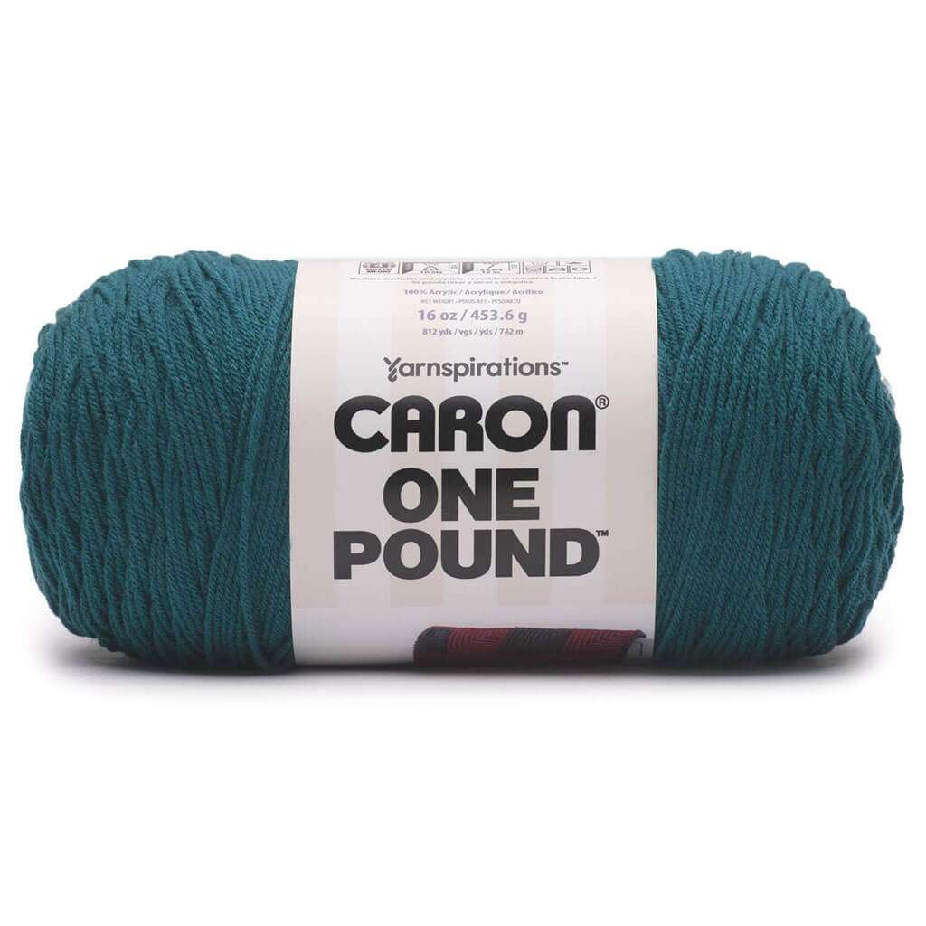 Caron One Pound Yarn, Deep Sea Teal