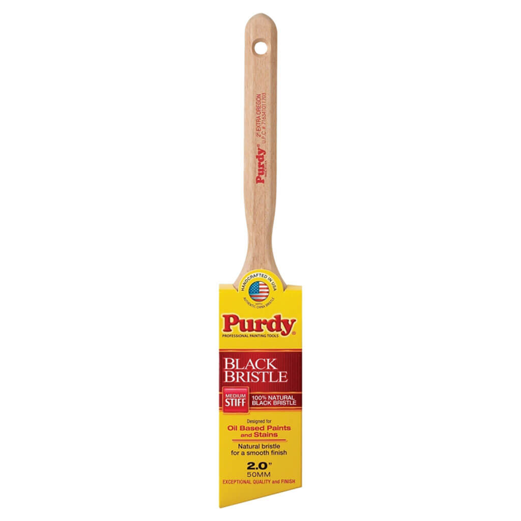 Purdy Extra Oregon Angle Black Bristle Sash &amp; Trim Brush 2in