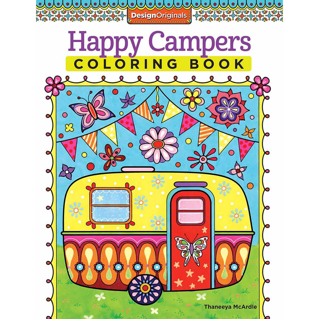 Happy Campers Coloring Book