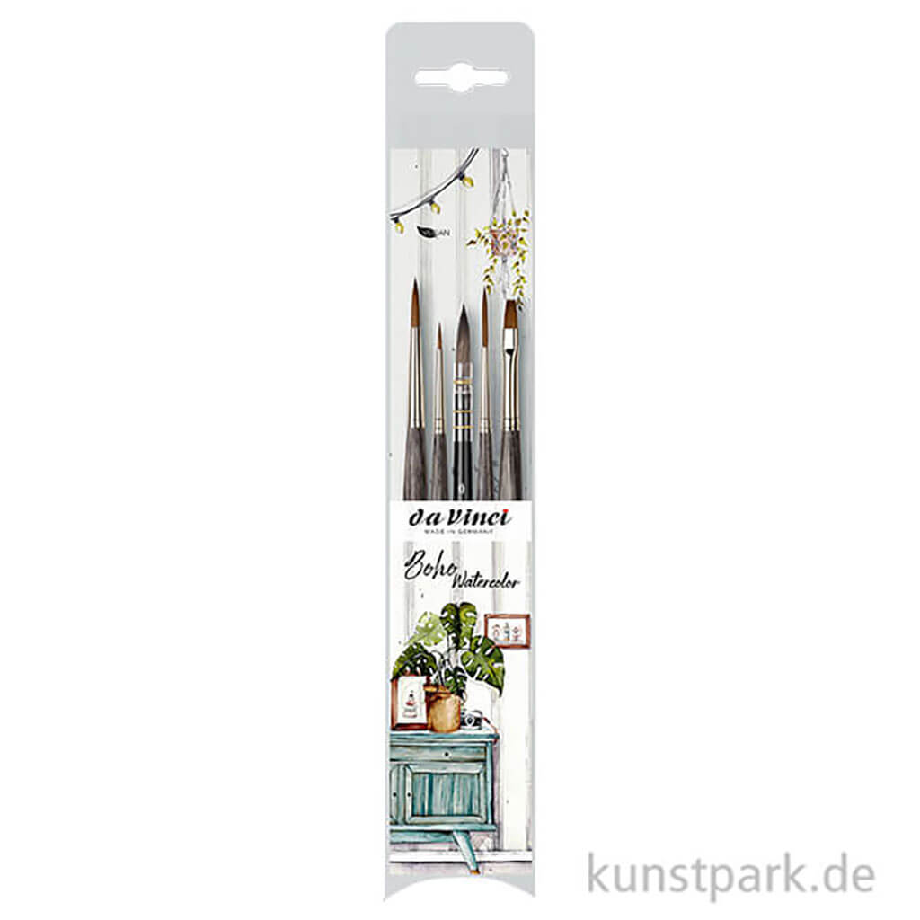 Da Vinci BOHO Watercolor Set of 5 Brushes