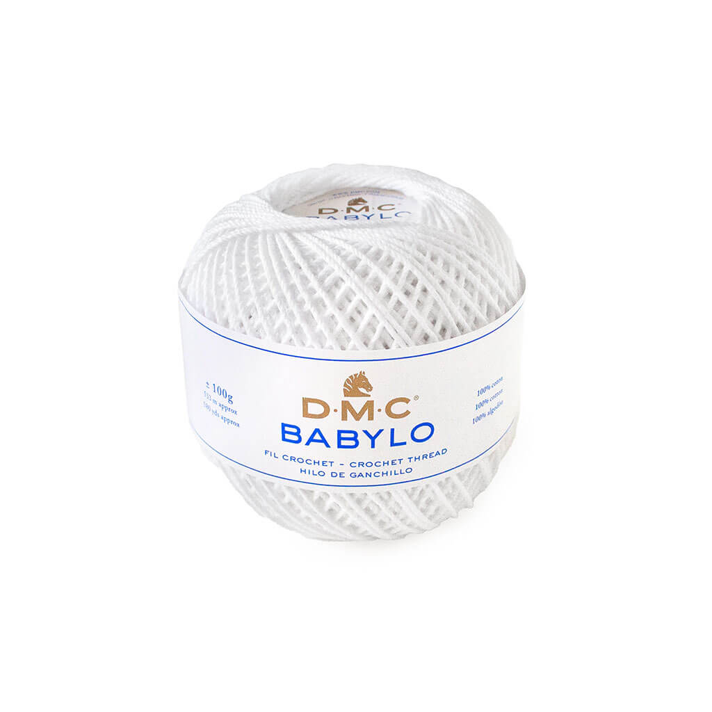 Babylo 3 Crochet Thread Balls 100G, Snow White