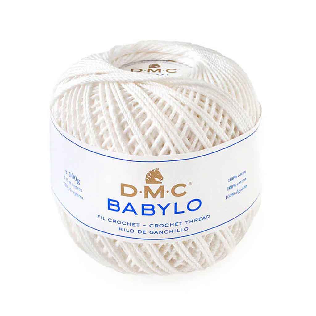 Babylo 3 Crochet Thread Balls 100G, White