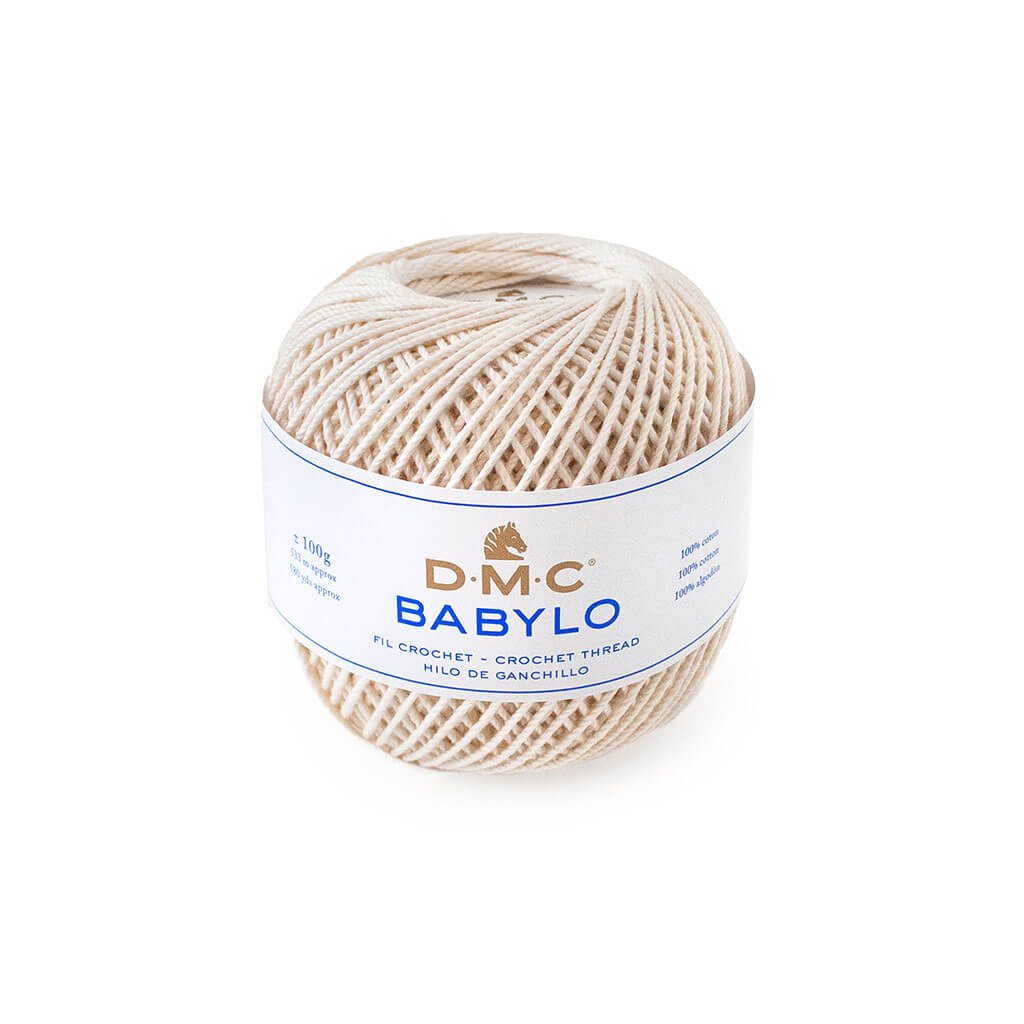 Babylo 3 Crochet Thread Balls 100G, Ecru