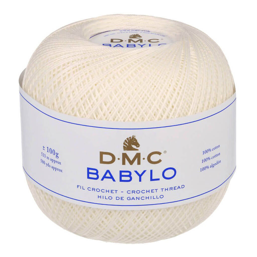 Babylo 5 Crochet Thread Balls 100G, Ecru