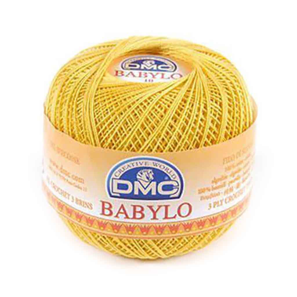 Babylo 10 Crochet Thread Balls 50G, Medium Light Topaz