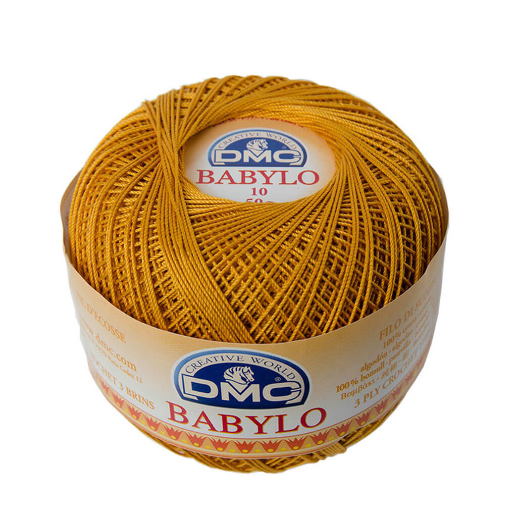 Babylo 10 Crochet Thread Balls 50G, Medium Topaz